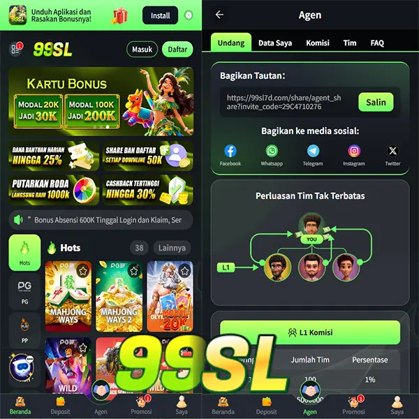 99sl Masuk
